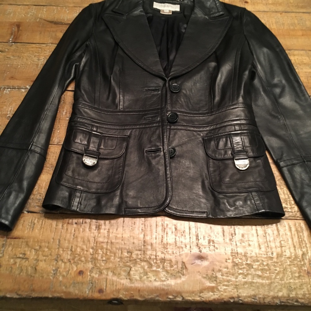 Karen Millen leather jacket